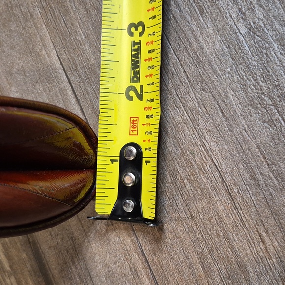 Eel Skin Leather Pleated Shoulder Bag Clutch, Korea - Picture 12 of 13